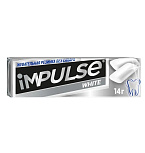 картинка Жевательная резинка Impulse WHITE 14г от магазинаАрт-Я