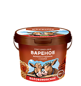 картинка Молоко сгущенное с сахаром ВАРЕНОЕ ТМ "Волоконовское" м. д. жира 8,5% , ведро 400 гр. ГОСТ от магазинаАрт-Я