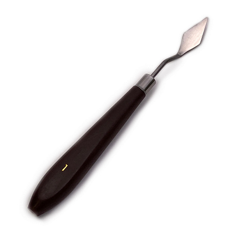 картинка Лопатка (мастихин) кондитерская с пластиковой ручкой №1 от магазинаАрт-Я